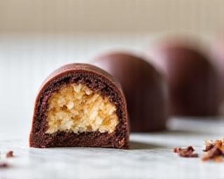 Keto-friendly chocolate with MCT oil and coconut cream