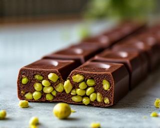Pistachio chocolate infusion bar created for chefs and culinary enthusiasts